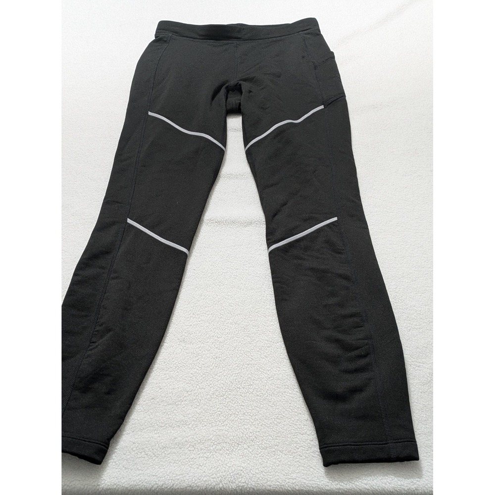 Smartwool Merino Wool Active Fleece Tights Mens Sz Sm Black Lightweight Smartwl
